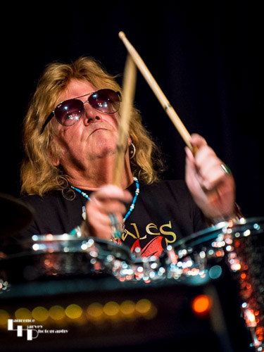 Chris Sharley on drums