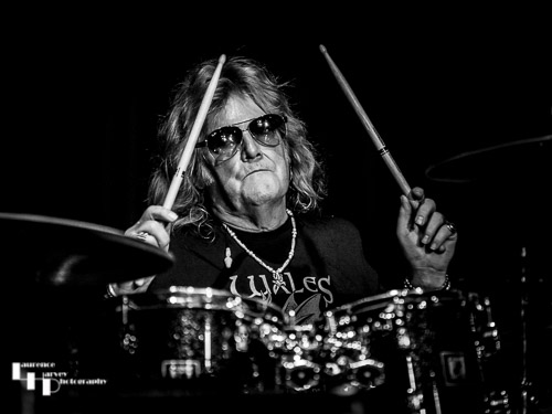 Chris Sharley on drums