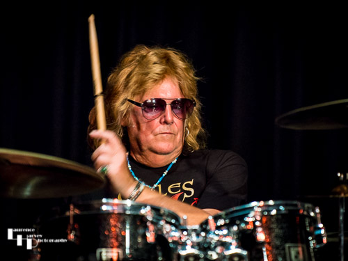Chris Sharley on drums