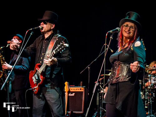 Russell 'Hitman' Alexander on lead vocals & guitar & Joanne Alexander on backing vocals