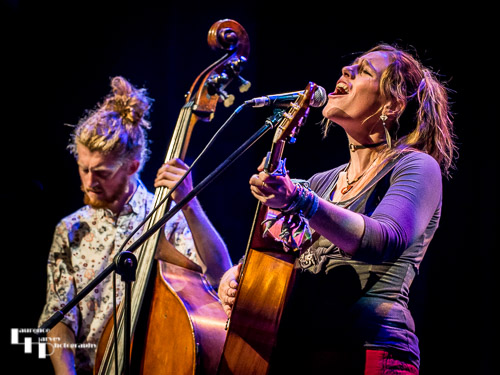 Hollie Rogers on vocals & guitar, Tom Holder on double bass