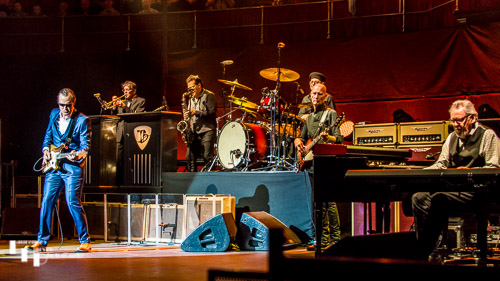Joe Bonamassa & his band on stage at The Royal Albert Hall
