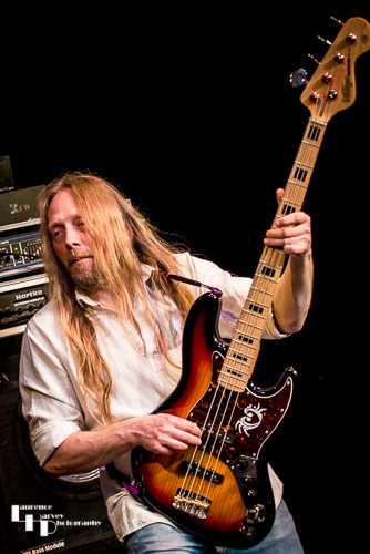 Jamie Mallender on bass