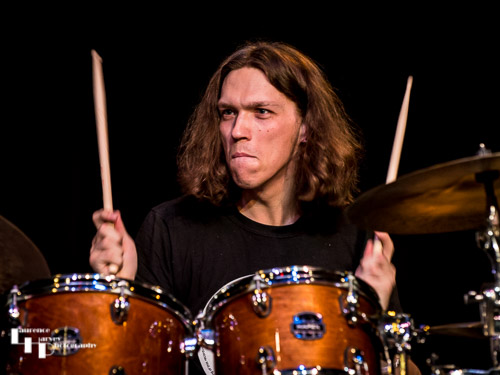 Liam Gray on drums