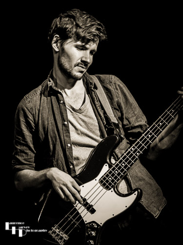 Sam Weston on bass