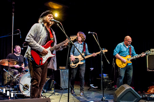 Mick Pini & Strange Blues on stage at The Limlight Theatre