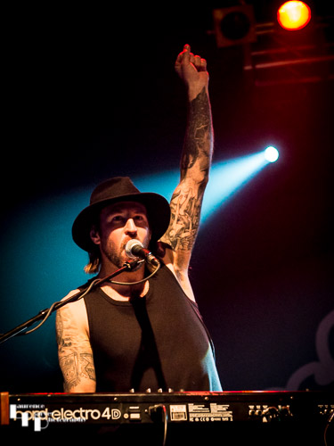 Brandon Bliss on keys & vocals