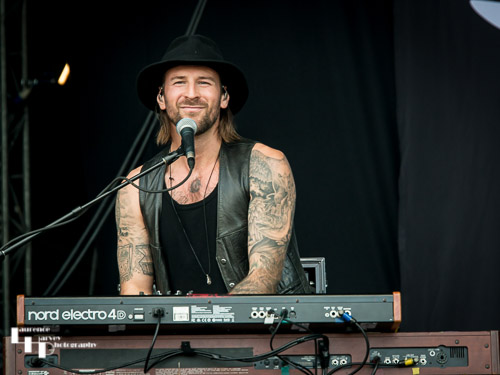 Monster Truck: Brandon Bliss on keys & vocals