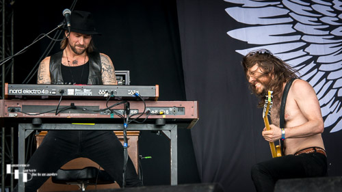 Monster Truck: Jeremy Widerman on guitar, Brandon Bliss on keys