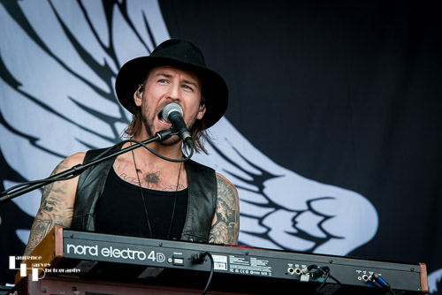 Monster Truck: Brandon Bliss on keys & vocals