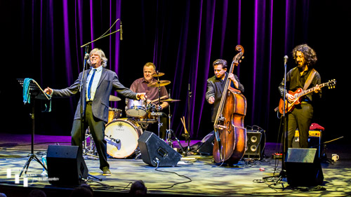 Mike Vernon & The Mighty Combo on stage at Norden Farm