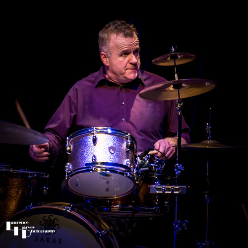 Mike Hellier on drums