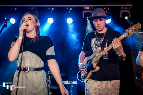 Emma Barney on vocals, Philip van den Brandeler on bass