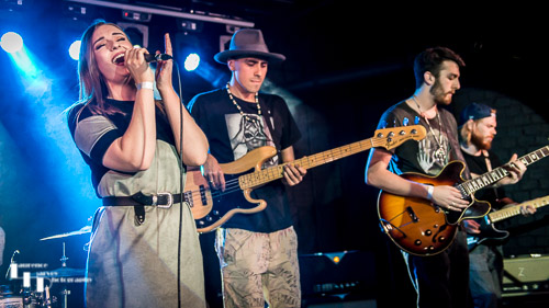 Pocket Dragon on stage at the Borderline