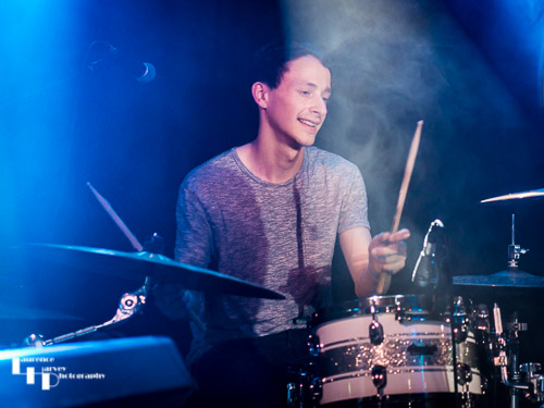 Callum Green on drums