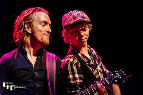 Alex Butler on lead guitar & Dan Spellman on lead vocals & guitar