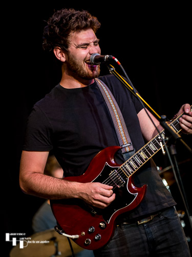 Ben Edwards on vocals and rhythm guitar