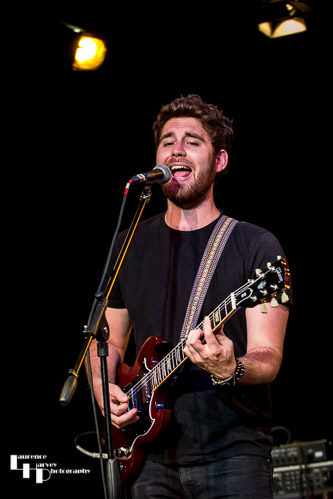 Ben Edwards on vocals and rhythm guitar