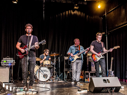 The Rainbreakers on stage at The Limelight Theatre