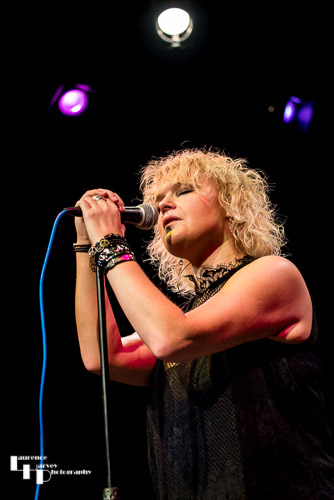 Rebecca Downes on vocals