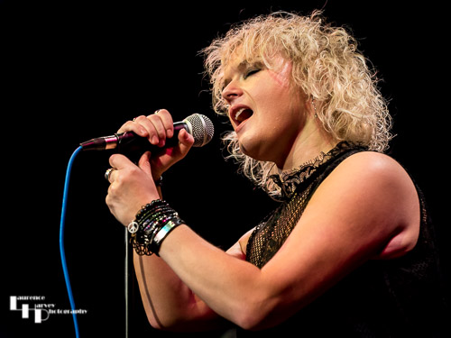 Rebecca Downes on vocals