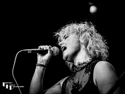 Rebecca Downes on vocals
