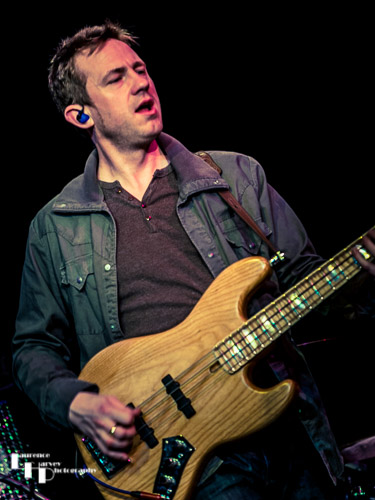Dan Clark on bass