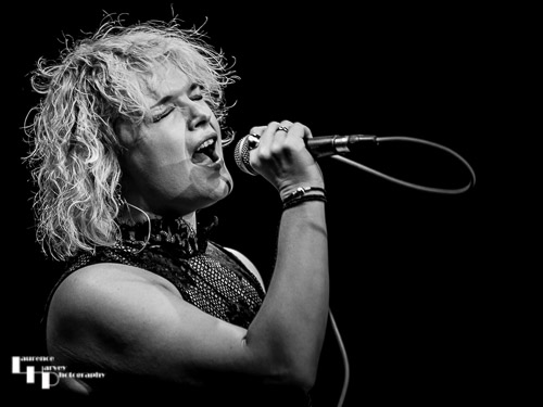 Rebecca Downes on vocals