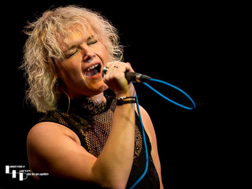 Rebecca Downes on vocals