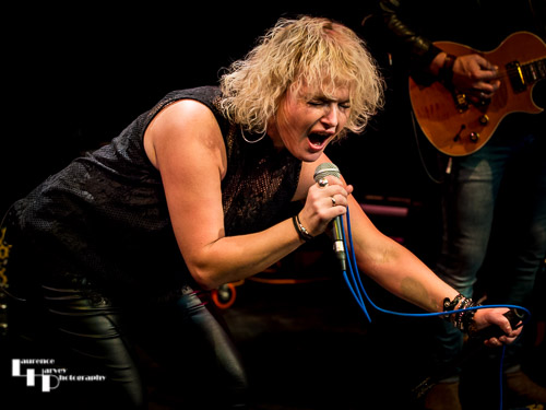 Rebecca Downes on vocals