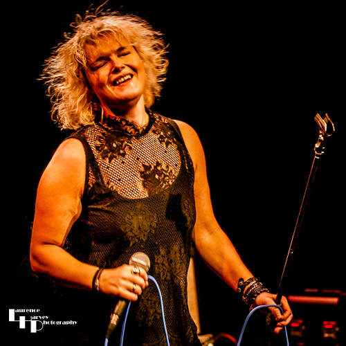 Rebecca Downes on vocals