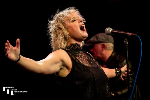 Rebecca Downes on vocals