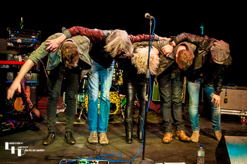 Rebecca Downes & her band take their final bows at The Limelight Theatre