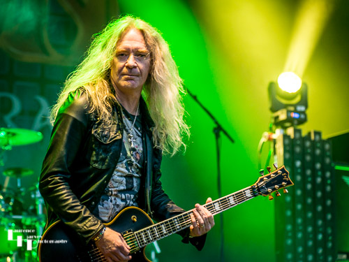 Saxon: Doug Scarratt on guitar