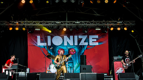 Lionize on stage at Ramblin' Man Fair