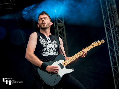 Stone Broken: Chris Davis on guitar