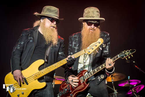 ZZTop: Billy Gibbons on guitar, Dusty Hill on bass