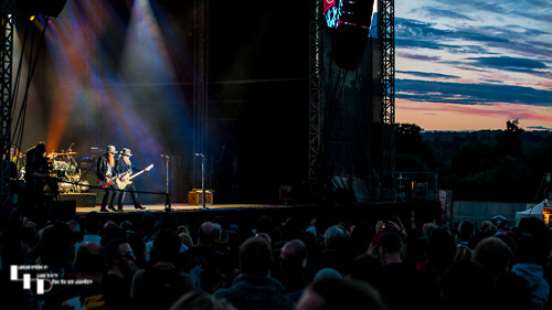 ZZ Top on stage at Ramblin' Man Fair