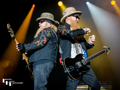 ZZTop: Billy Gibbons on guitar, Dusty Hill on bass