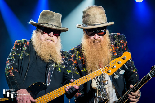 ZZTop: Billy Gibbons on guitar, Dusty Hill on bass