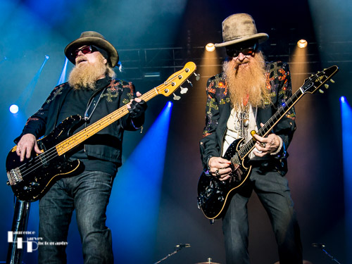 ZZTop: Billy Gibbons on guitar, Dusty Hill on bass