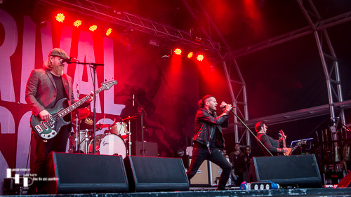 Rival Sons on stage at Ramblin' Man Fair