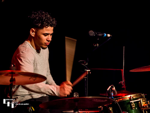 Aaron Virciglio on drums