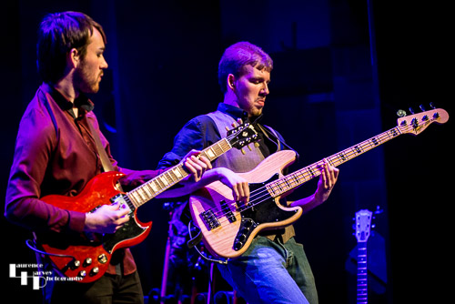 Jordan Carter on guitar & Dan Collins on bass