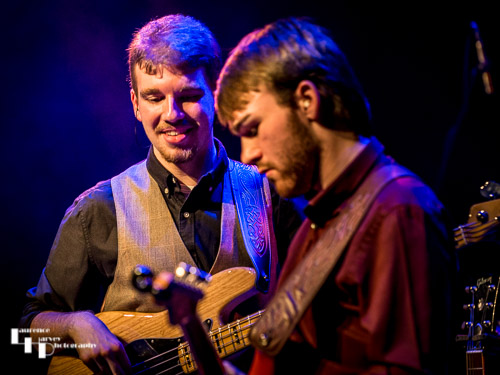 Jordan Carter on guitar & Dan Collins on bass