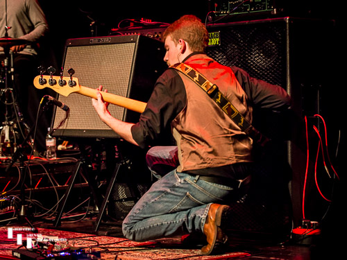 Dan Collins on bass