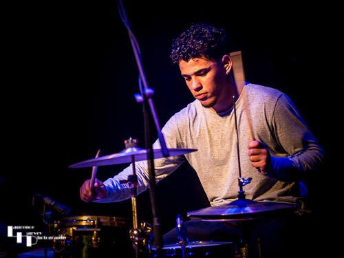 Aaron Virciglio on drums