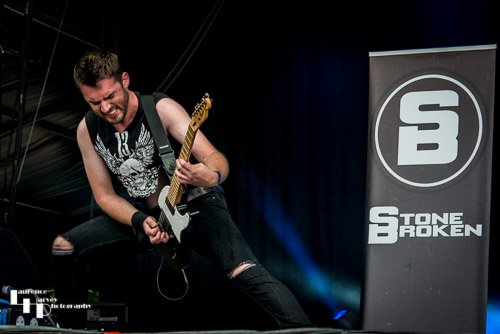 Stone Broken: Chris Davis on guitar