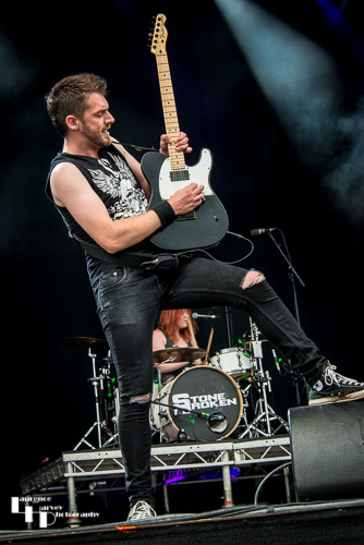 Stone Broken: Chris Davis on guitar