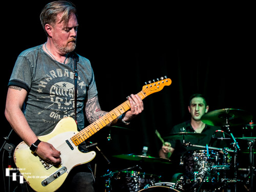 Jamie Peters on guitar & Paul Micallef on drums